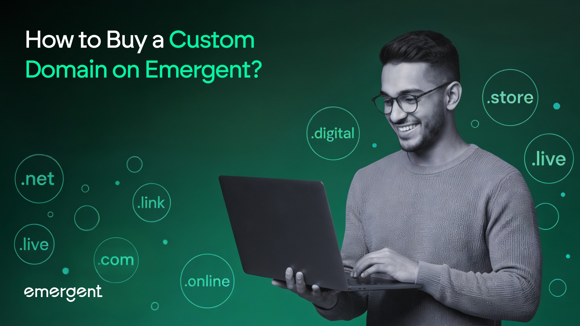 how to buy a custom domain on emergent