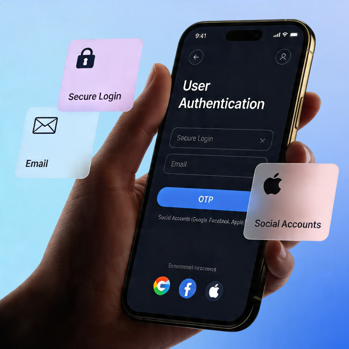 User auth and social login