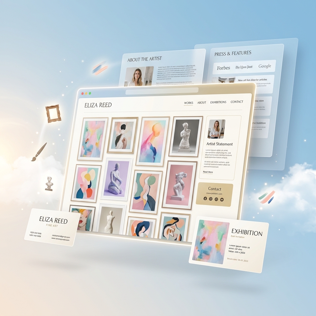 Present your work with the professionalism galleries expect