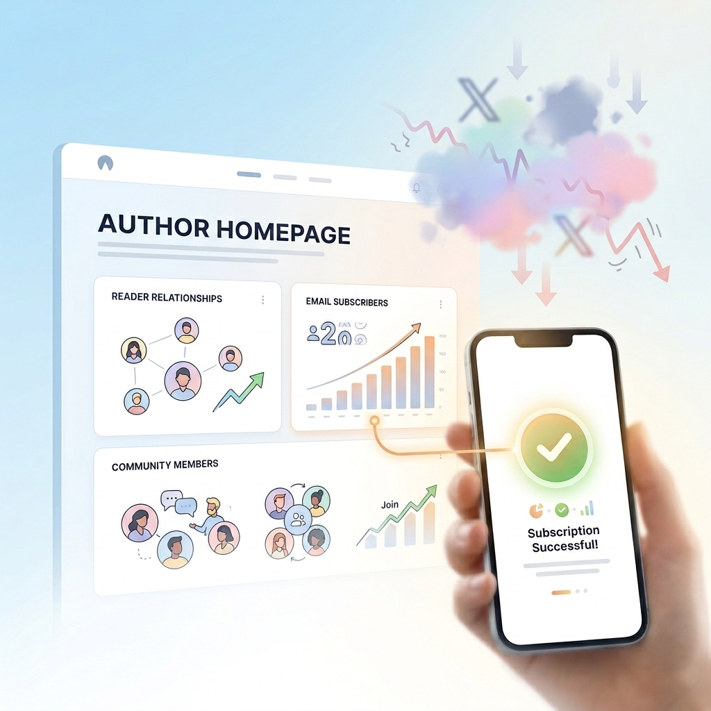 Build direct audience relationships outside algorithm-driven platforms