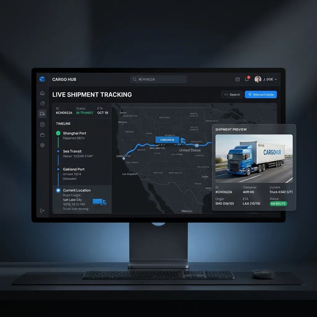 Real-time shipment tracking