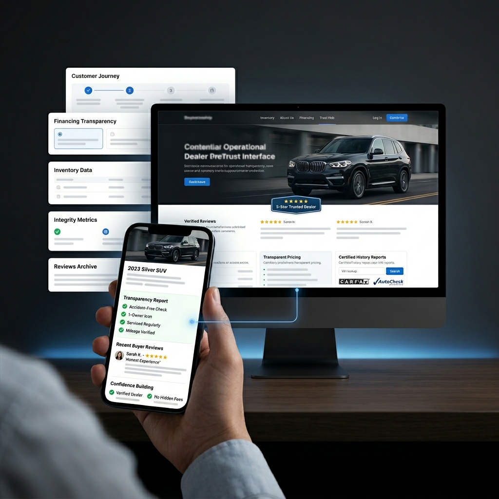 Create dealership experiences that feel transparent and trustworthy