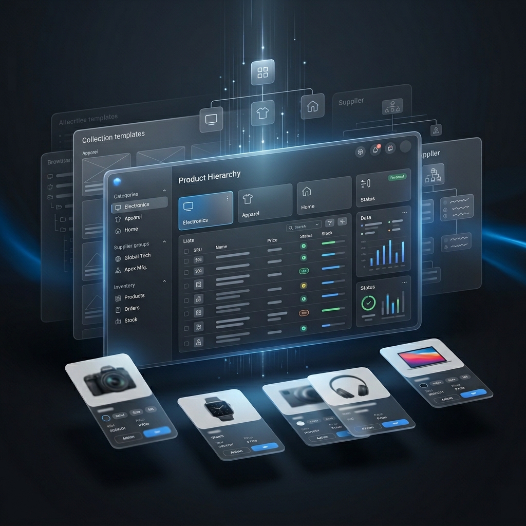 Product catalog and supplier organization