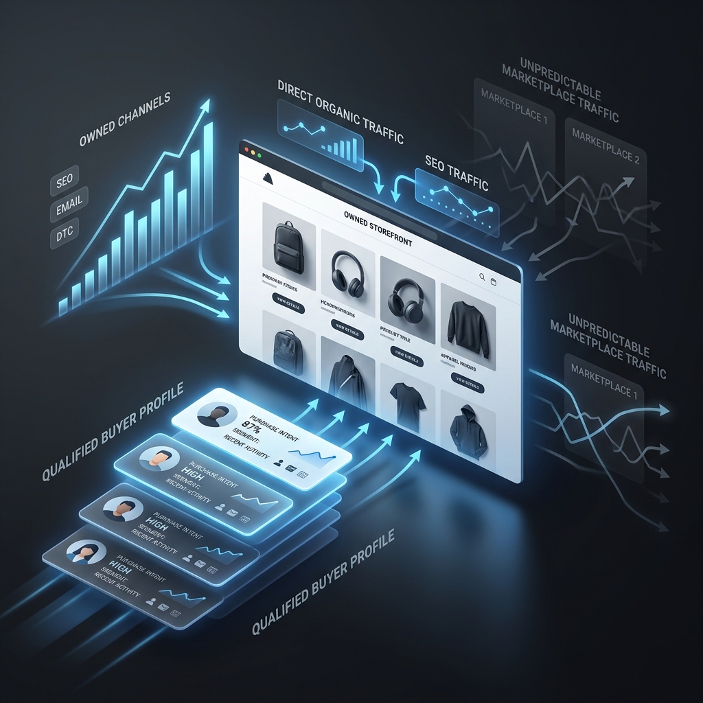 Reduce dependence on unpredictable marketplace traffic