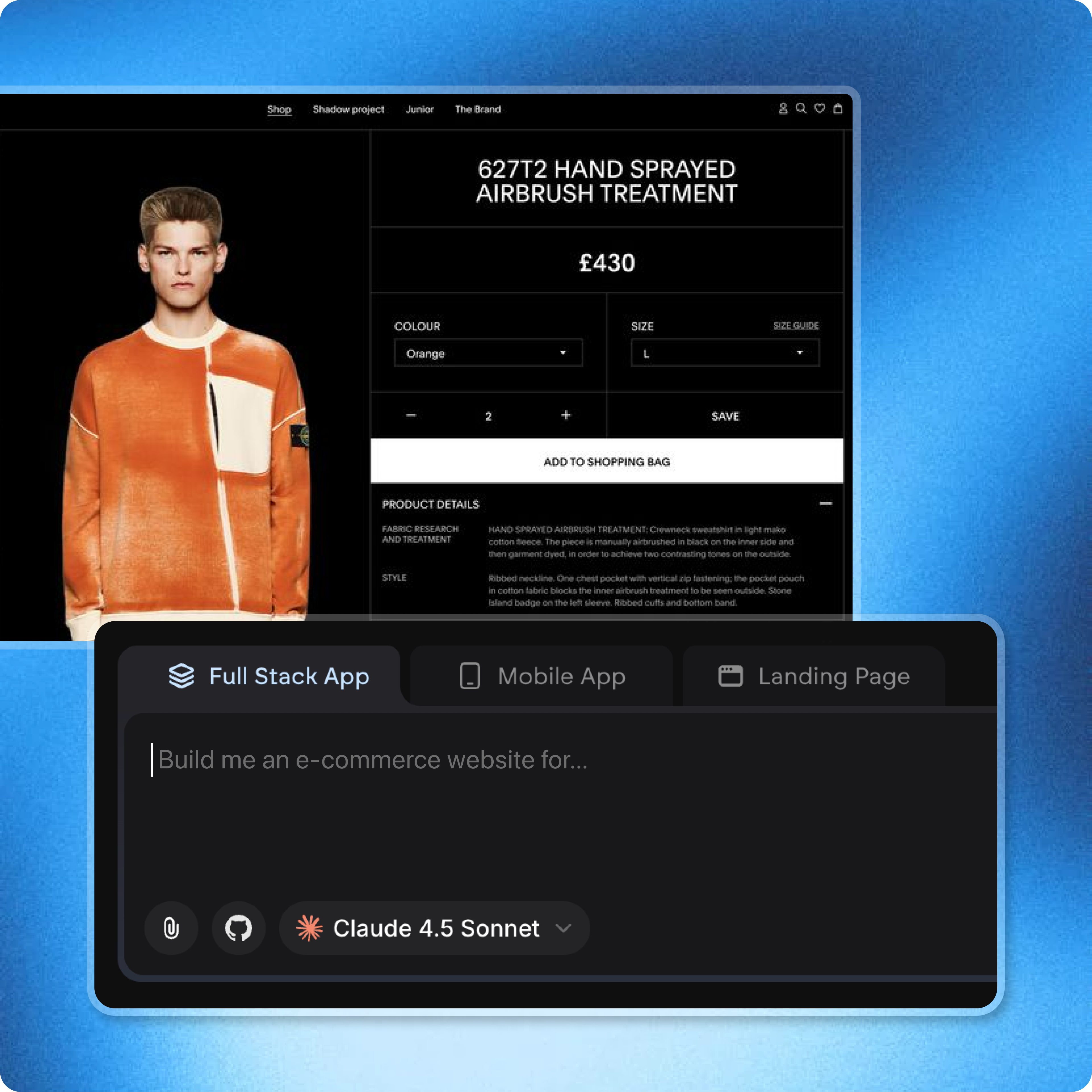 Design Your Ecommerce Store With Simple Prompts