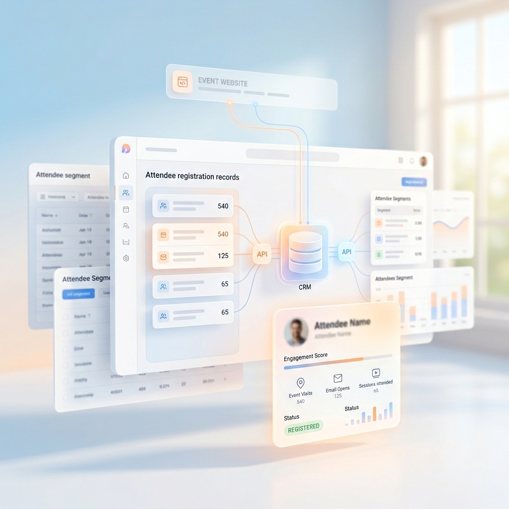 CRM and attendee data integrations