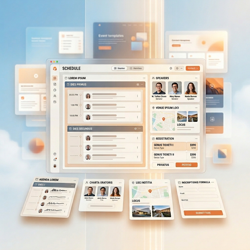 End-to-end event page structuring