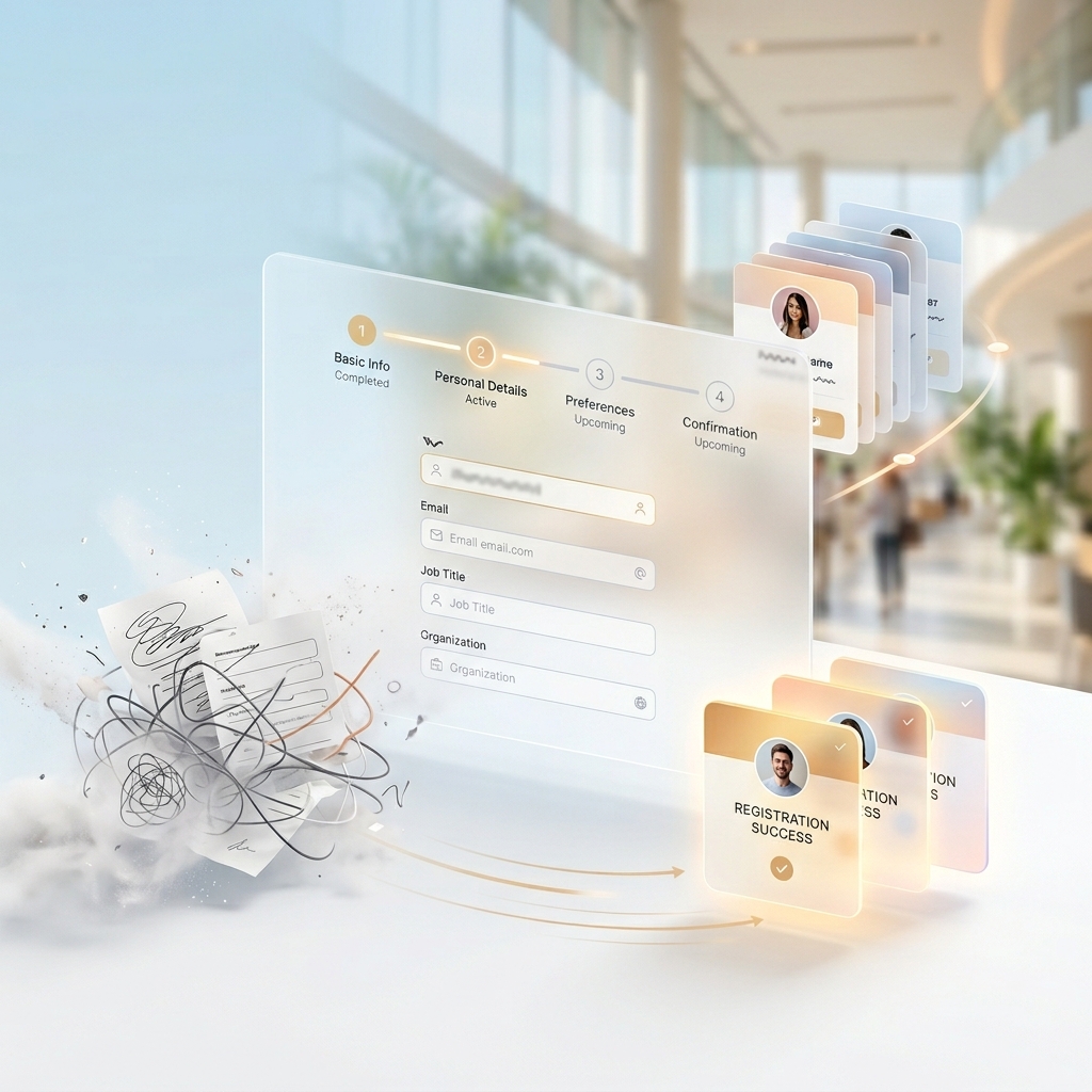 Reduce drop-offs during registrations and increase completed sign-ups