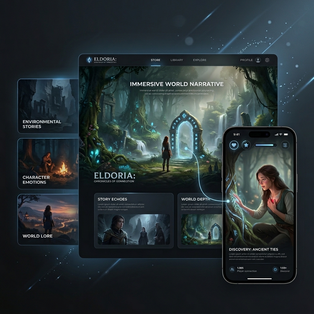 Build worlds players emotionally connect with
