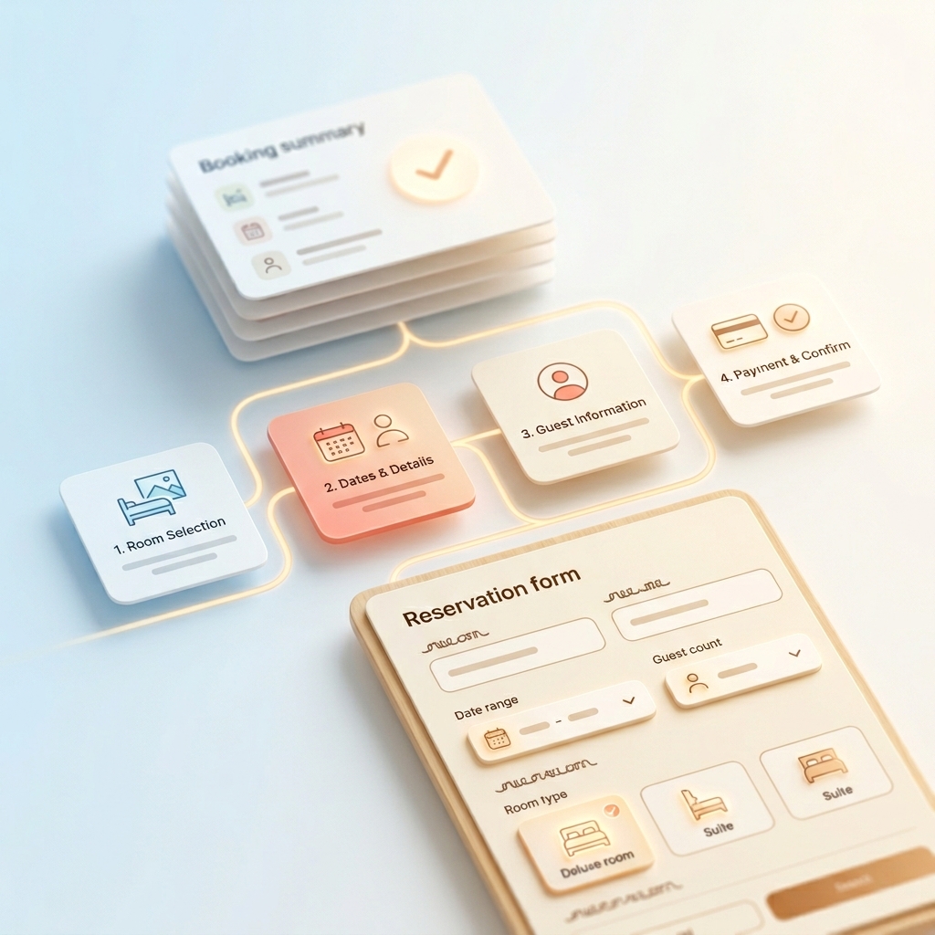 Direct booking and reservation workflows
