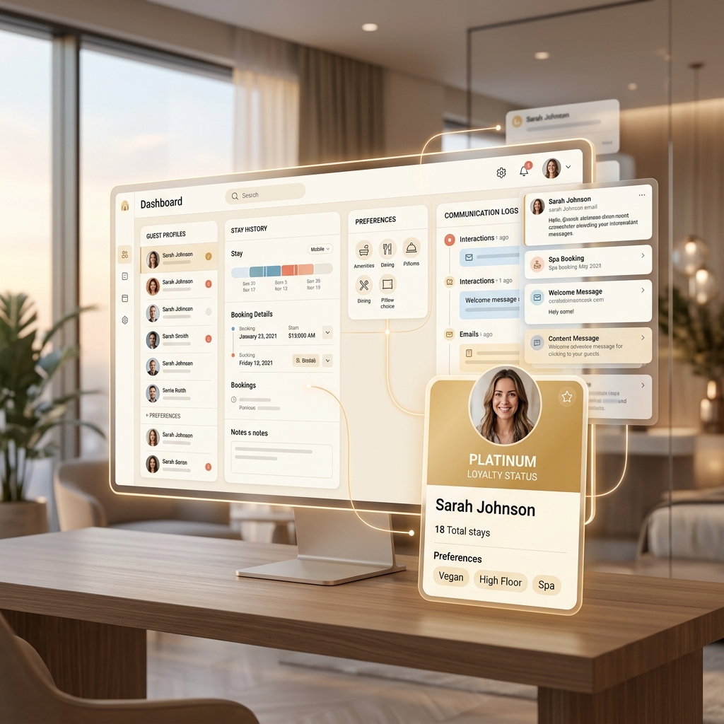 Guest communication and CRM integrations