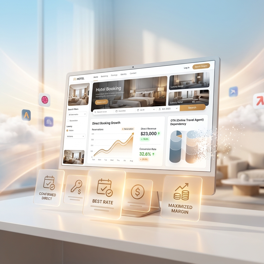 Increase direct reservations without relying entirely on OTAs
