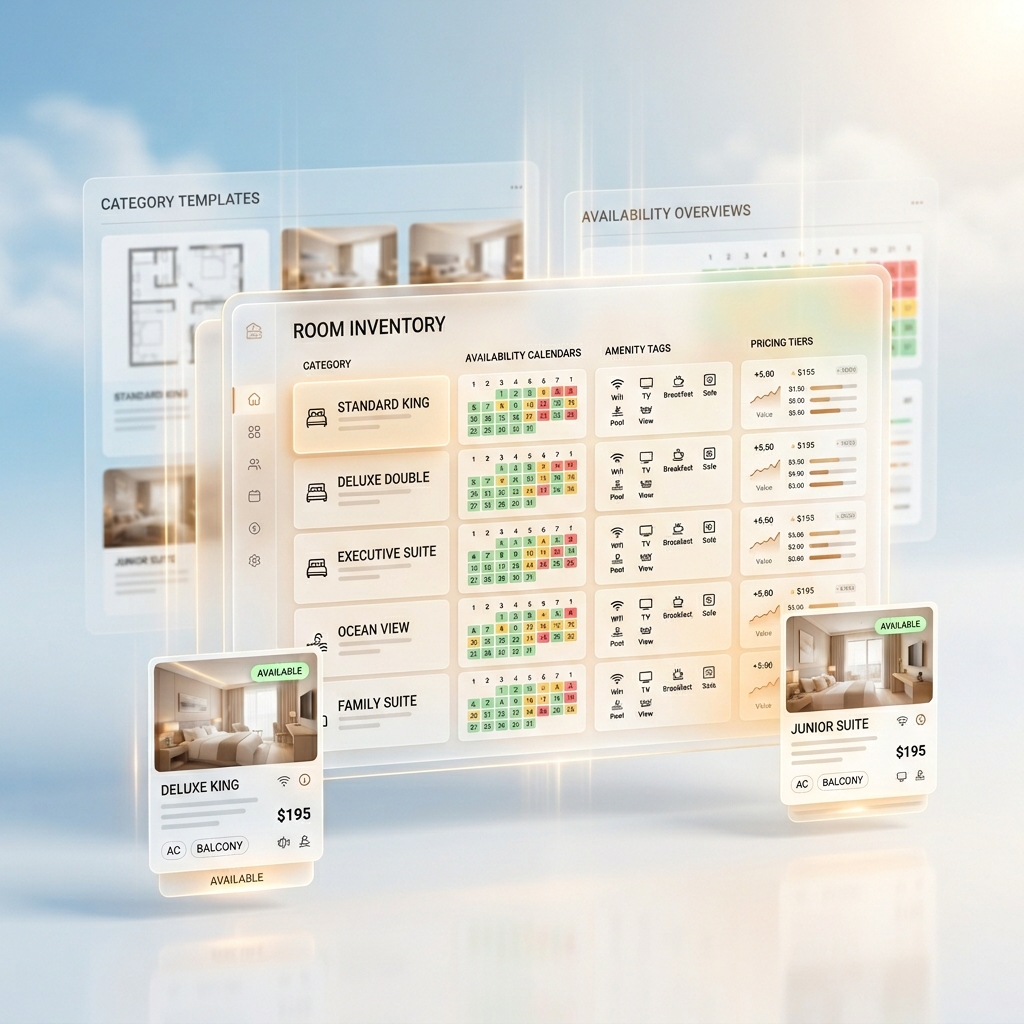 Room listing and availability management