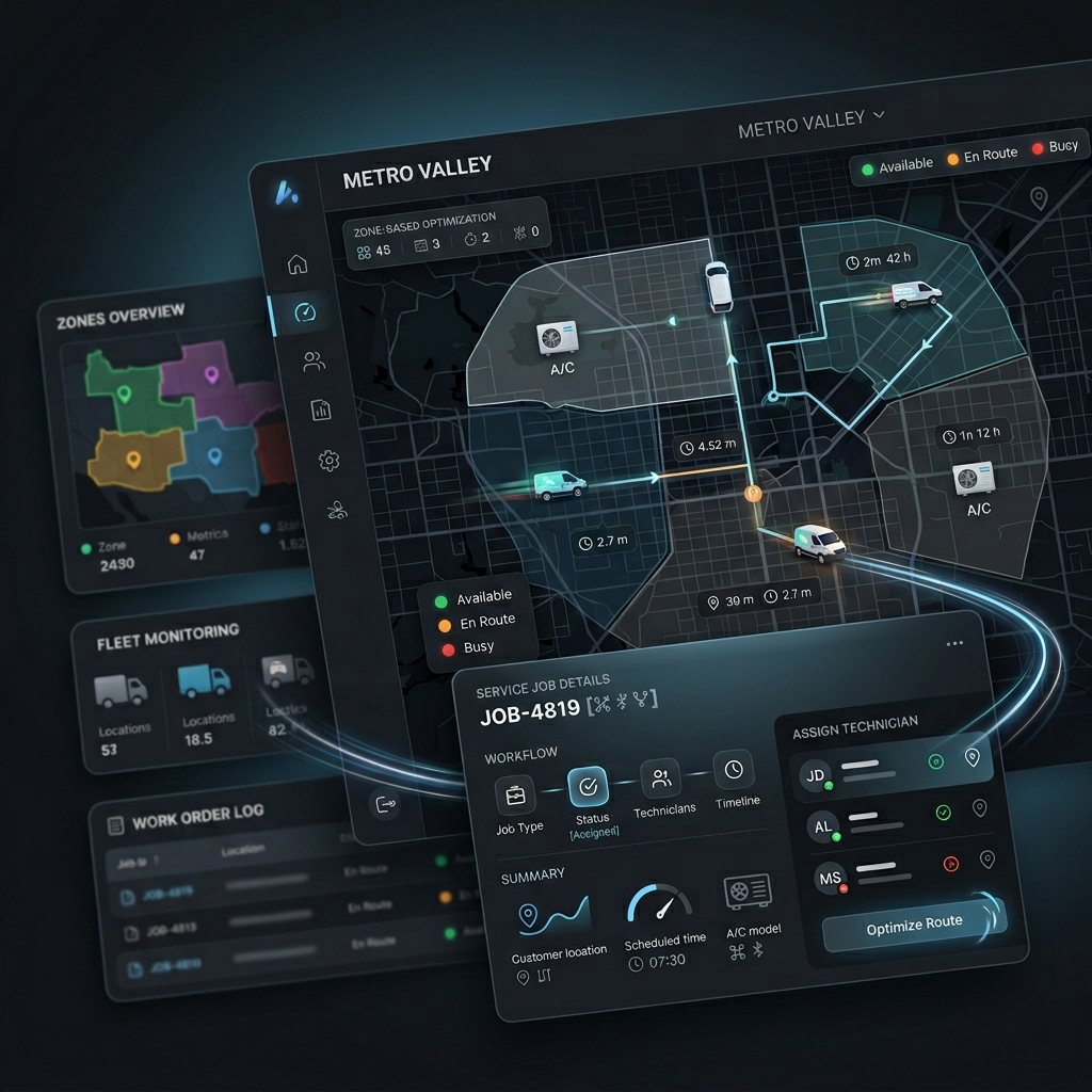 Service Area Systems That Match Real Technician Operations