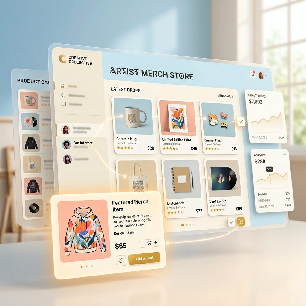 Merchandise and brand monetization