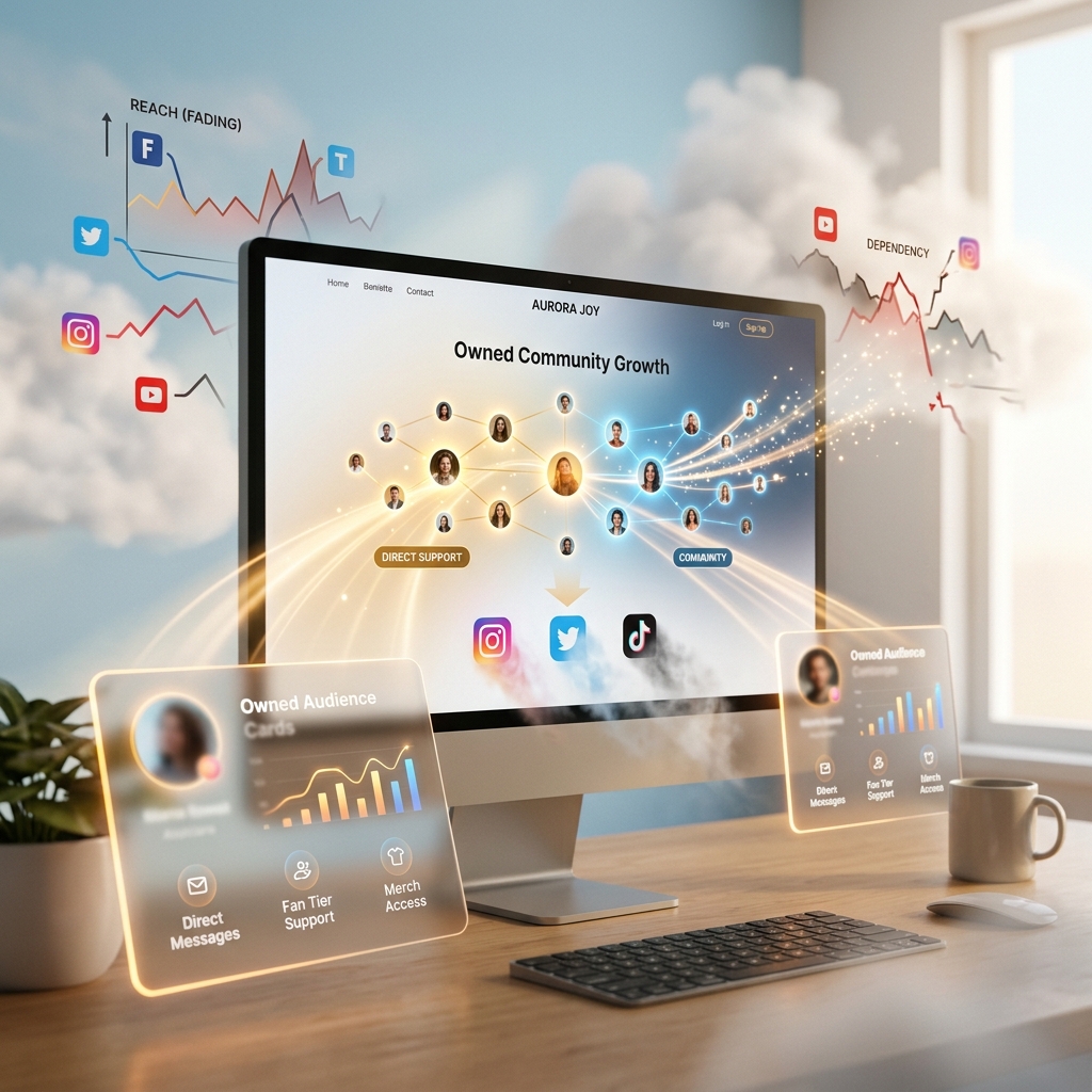 Reduce dependence on social media visibility alone