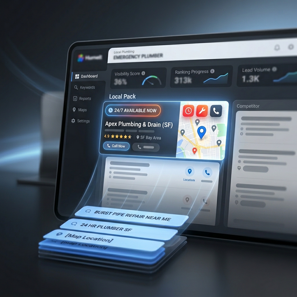 Increase visibility during urgent local searches