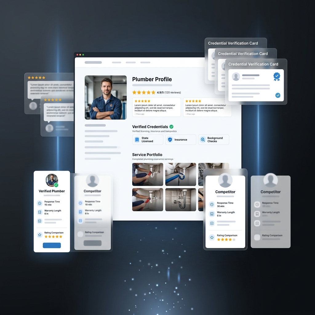 Strengthen customer trust before service begins