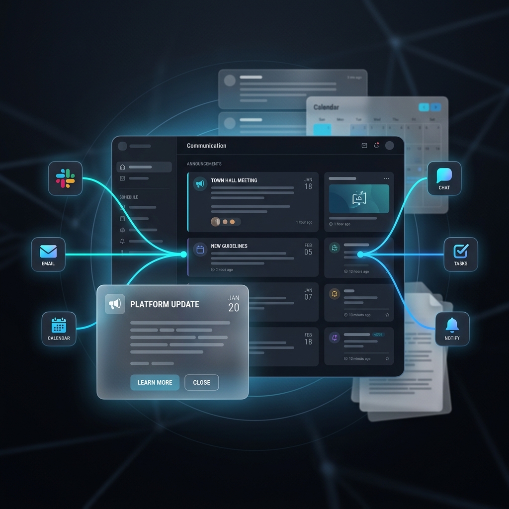Centralized communication and updates