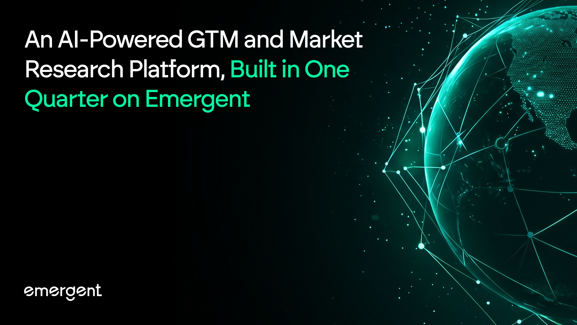 AI-powered GTM and market research platform built on Emergent