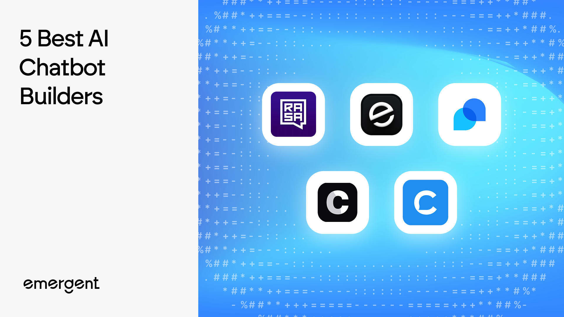 5 Best AI Chatbot Builders