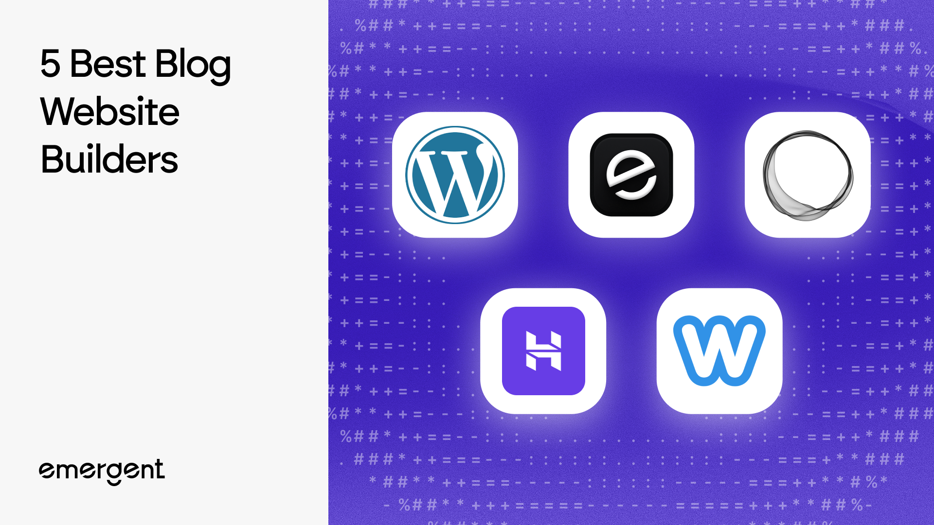 Best Blog Website Builders