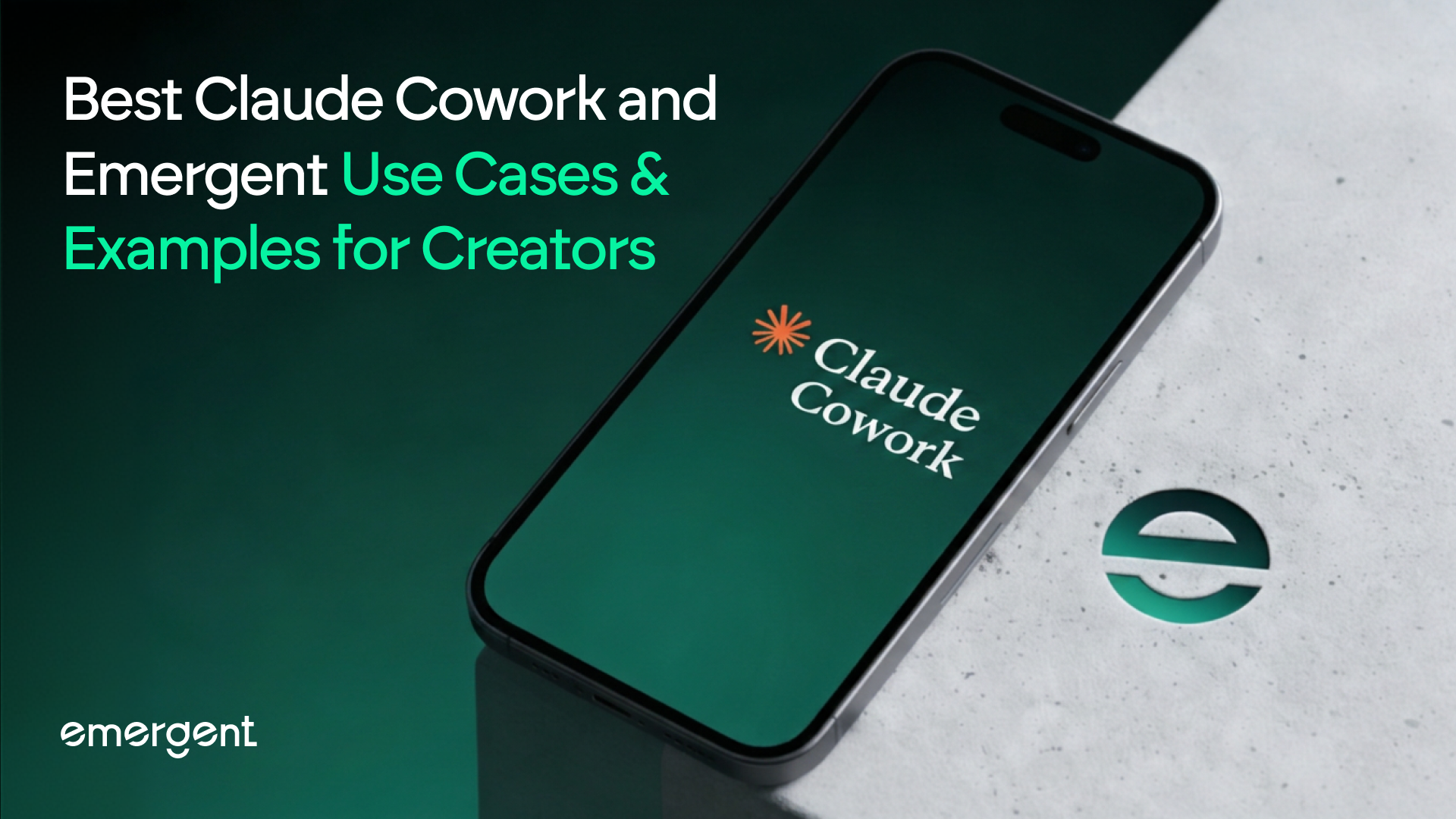 claude cowork and emergent use cases & examples for creators