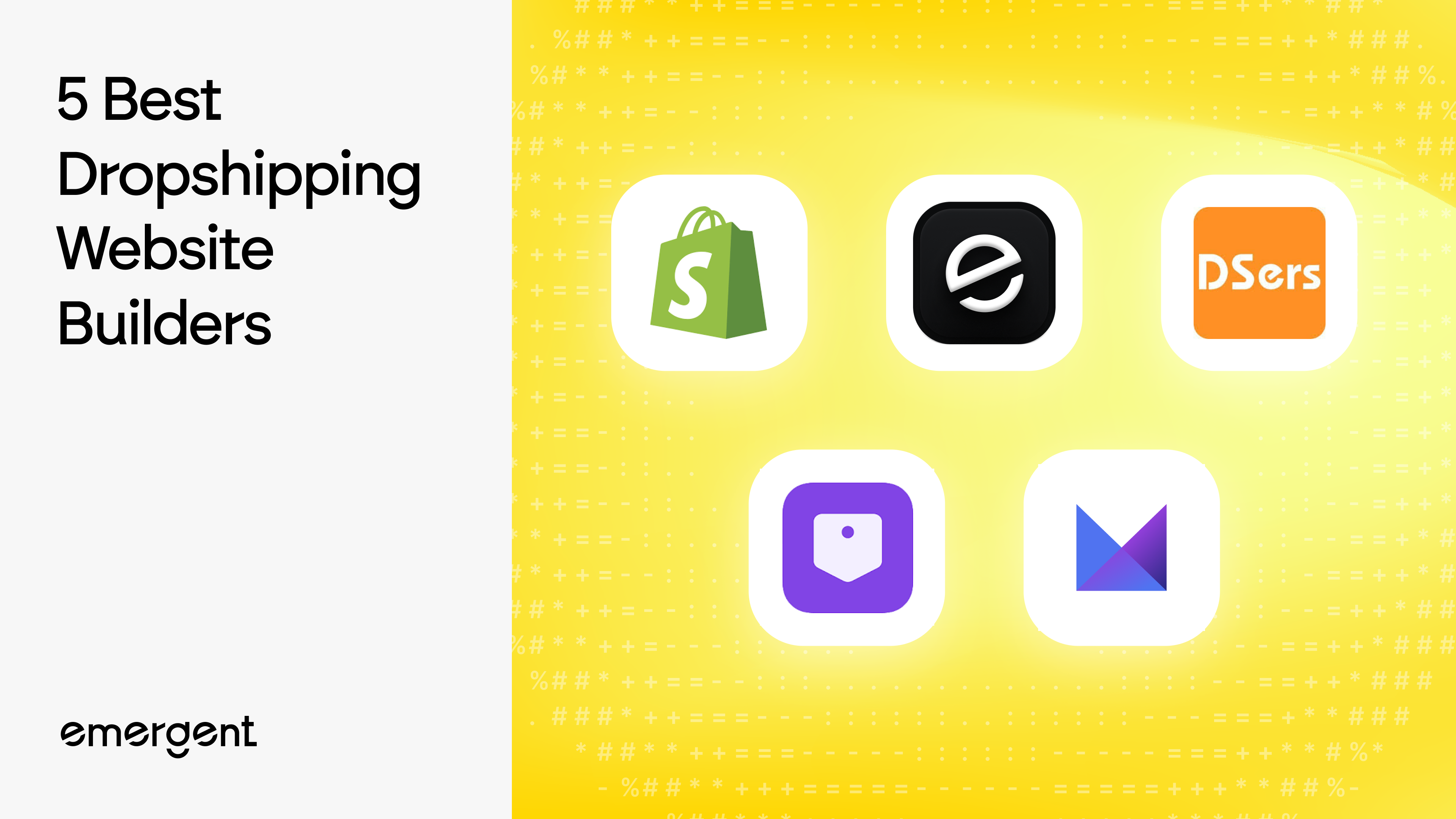 5 Best Dropshipping Website Builders