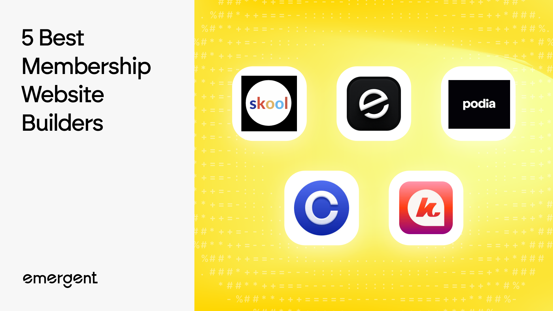 5 Best Membership Website Builders