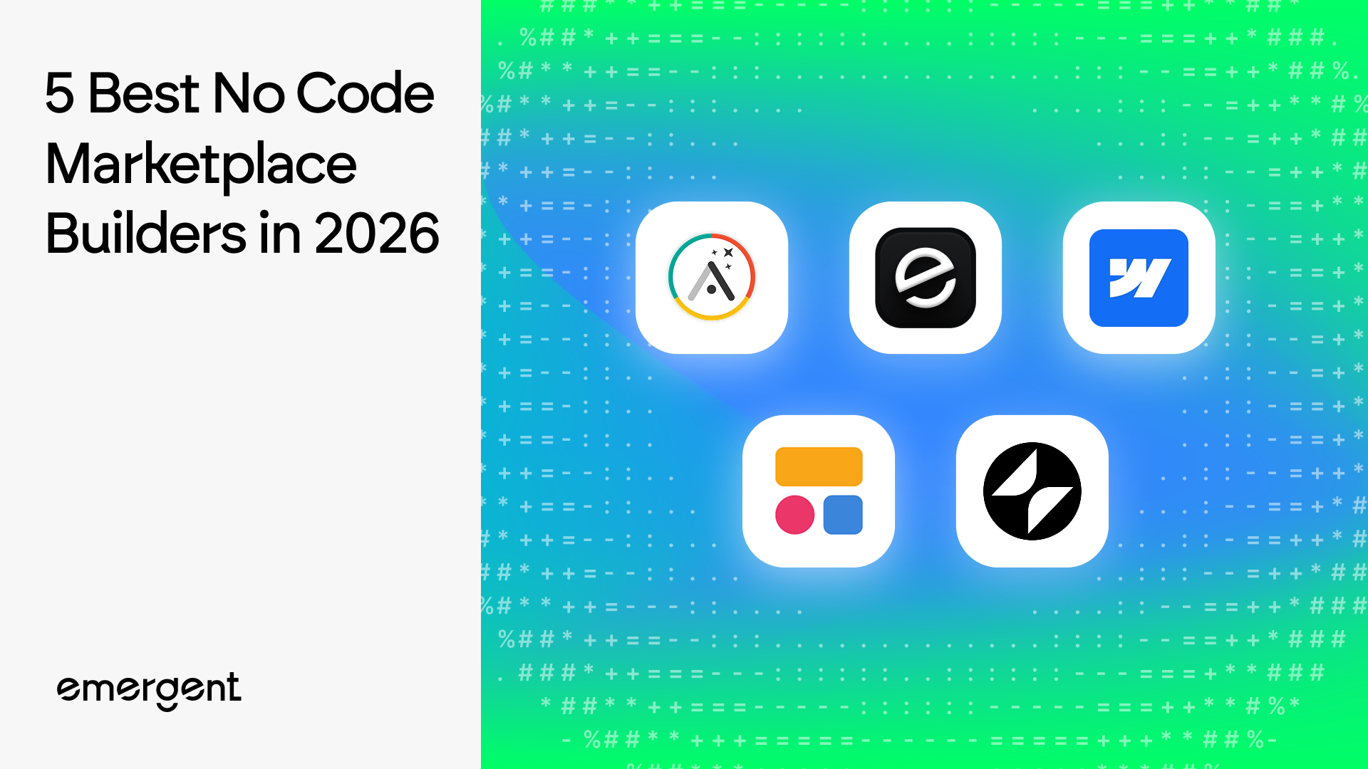 5 Best No Code Marketplace Builders in 2026