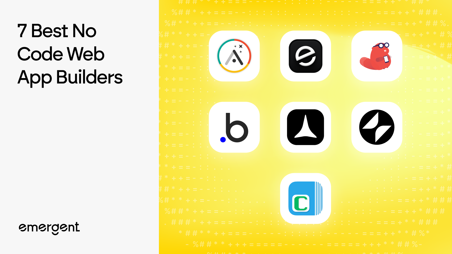 7 Best No Code Web App Builders in 2026