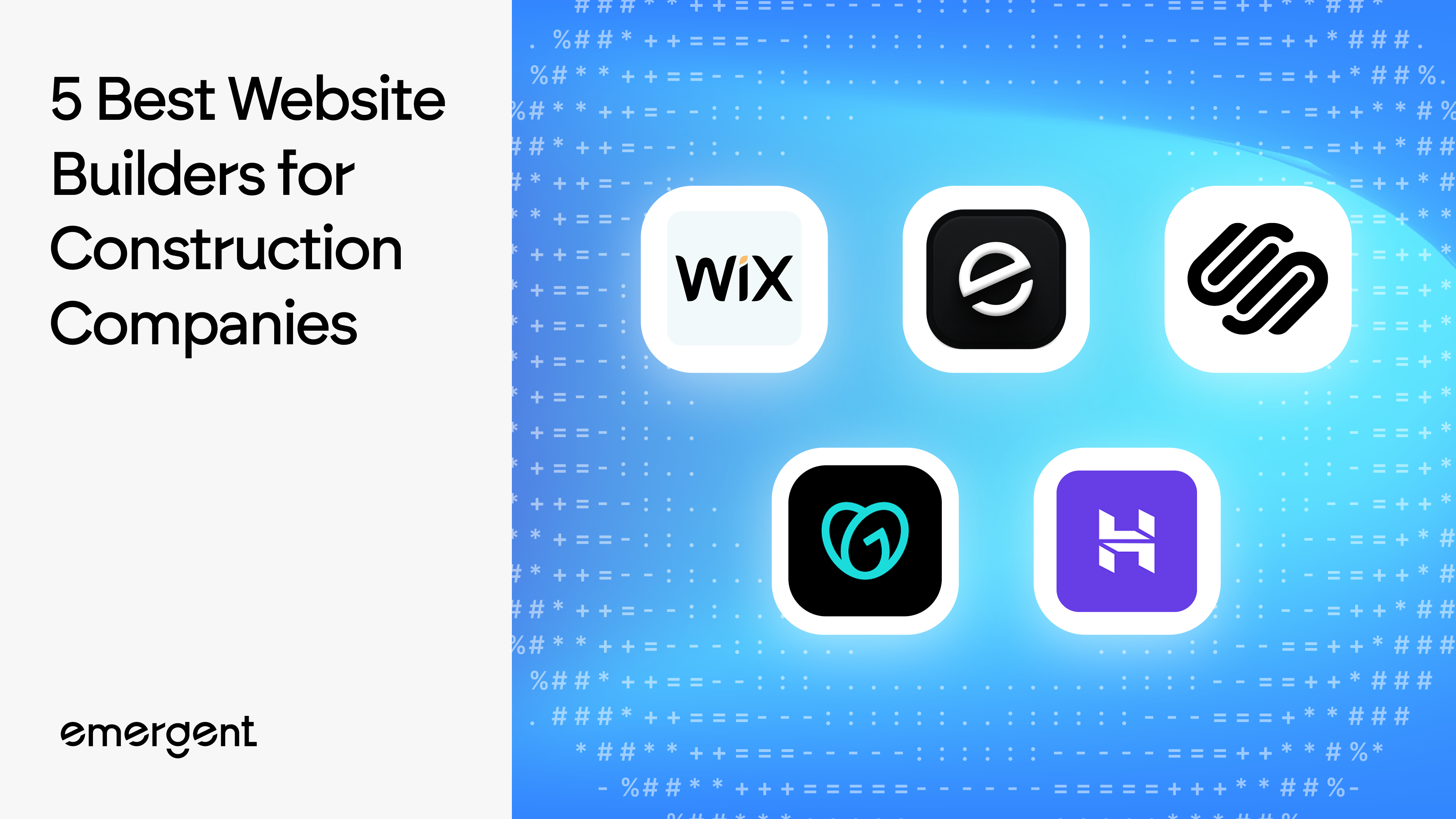 5 Best Website Builders for Construction Companies