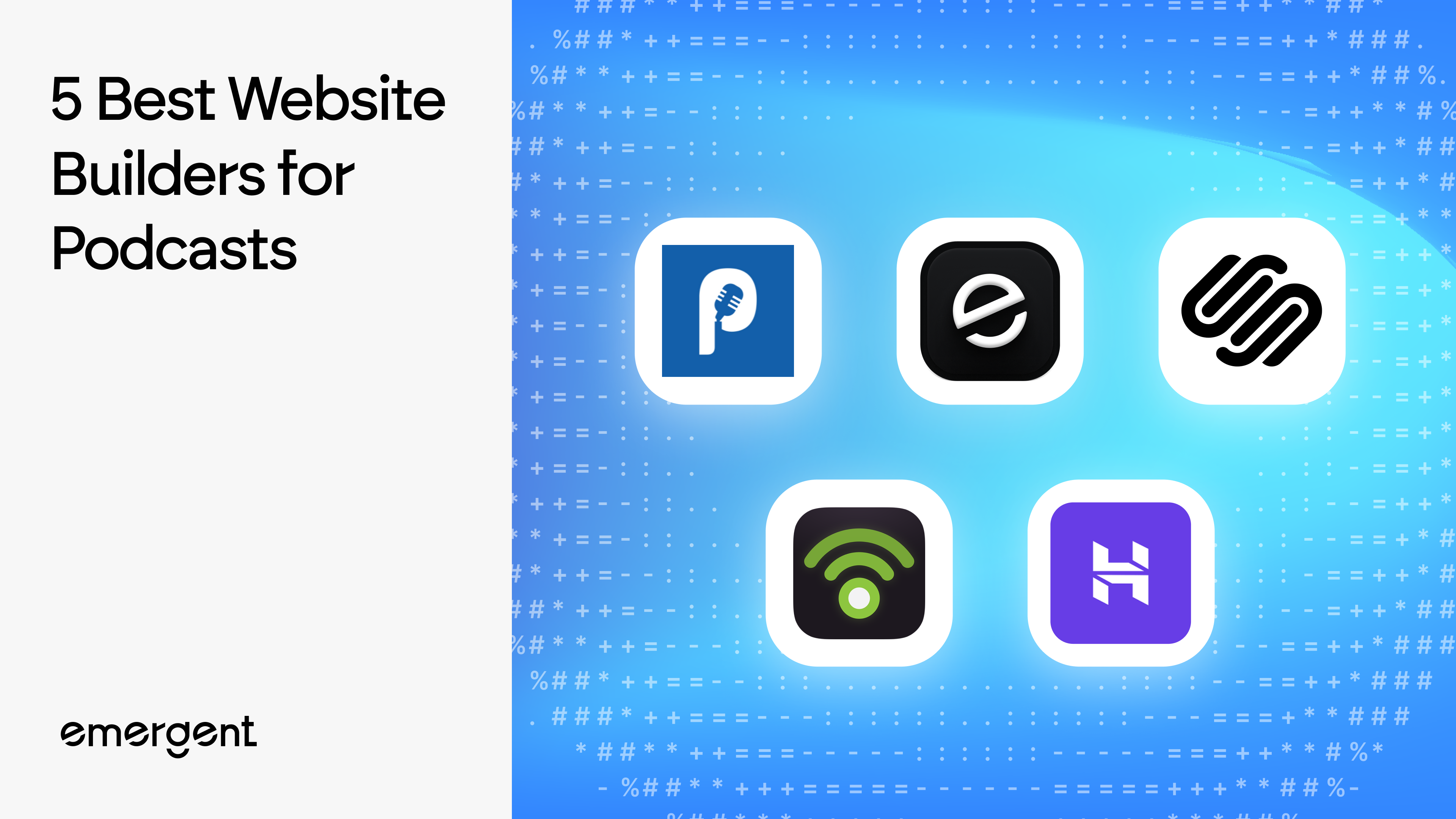 5 Best Website Builders for Podcasts