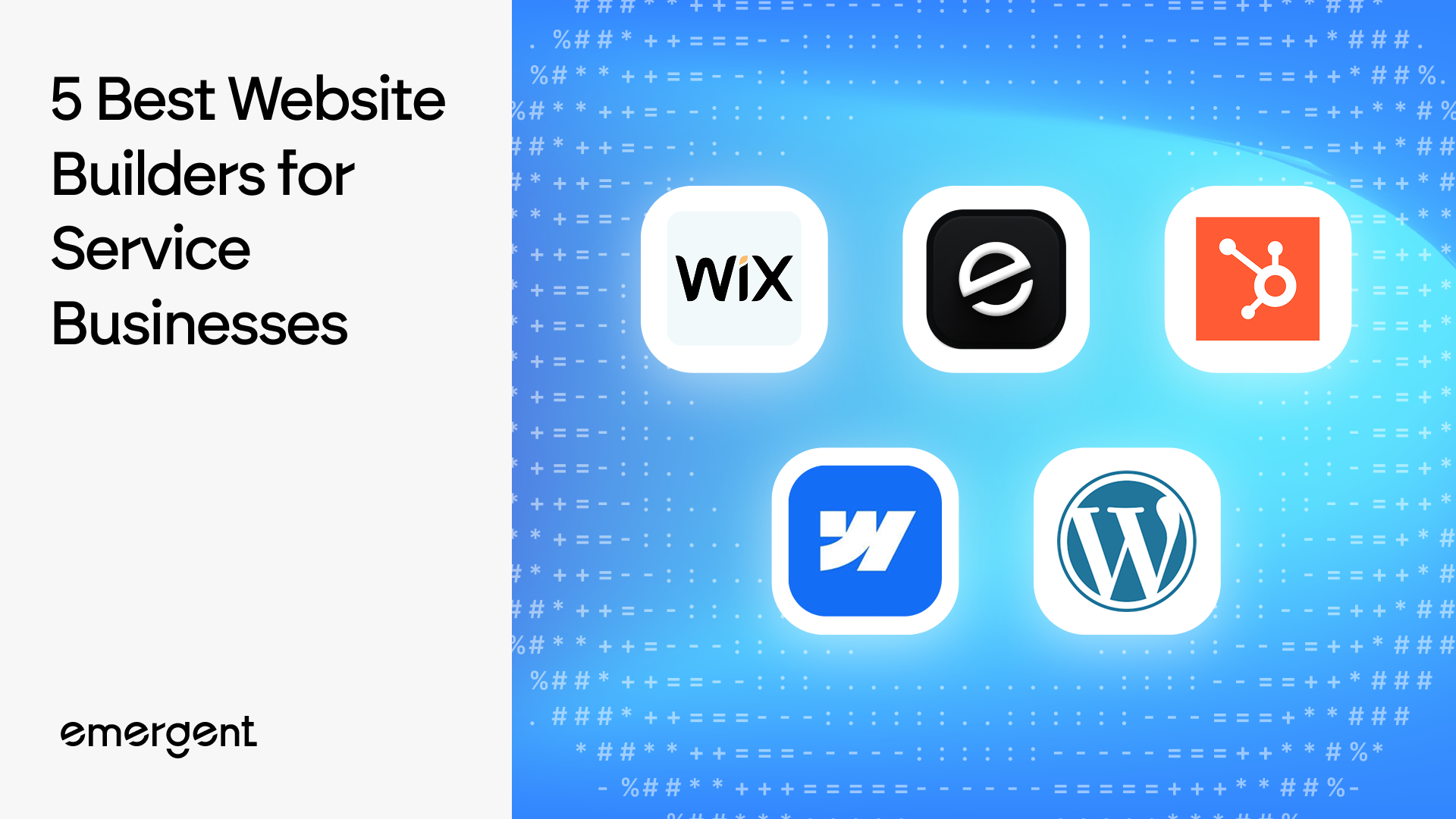 Best Website Builders for Service Builders