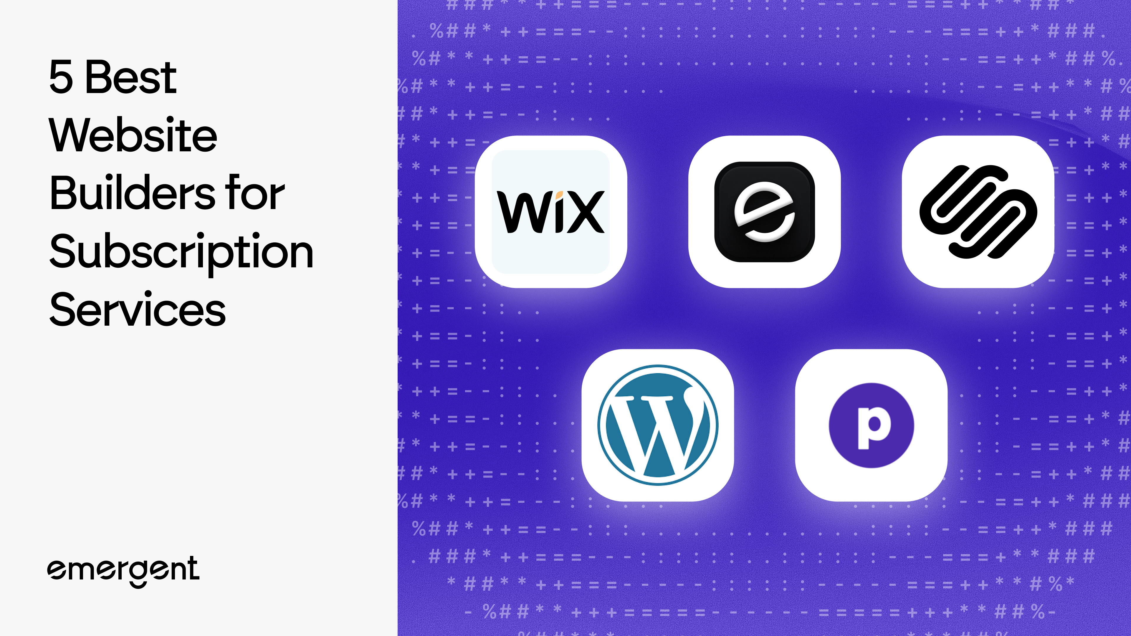 5 Best Website Builders for Subscription Services