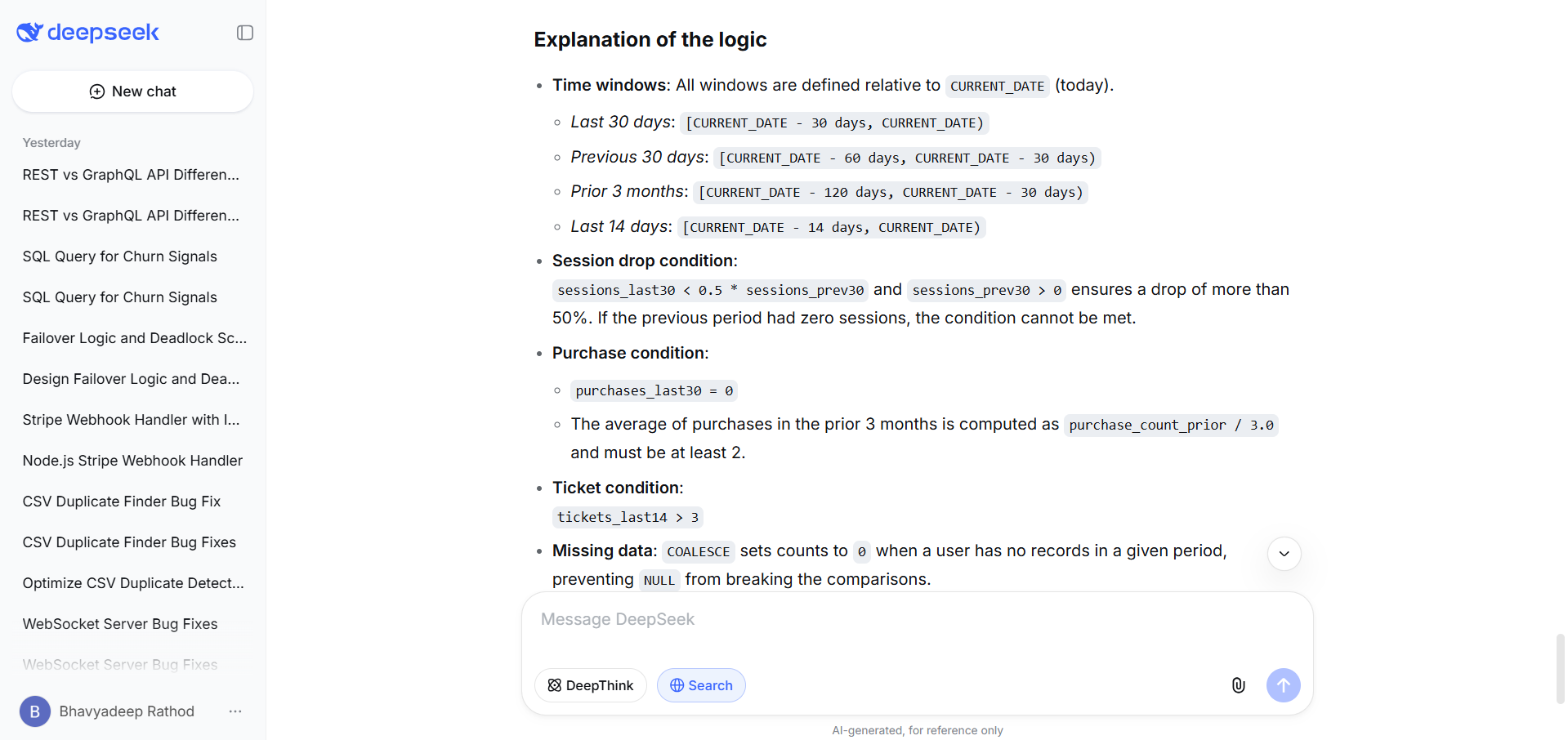 Tested DeepSeek R1 for Data analysis task