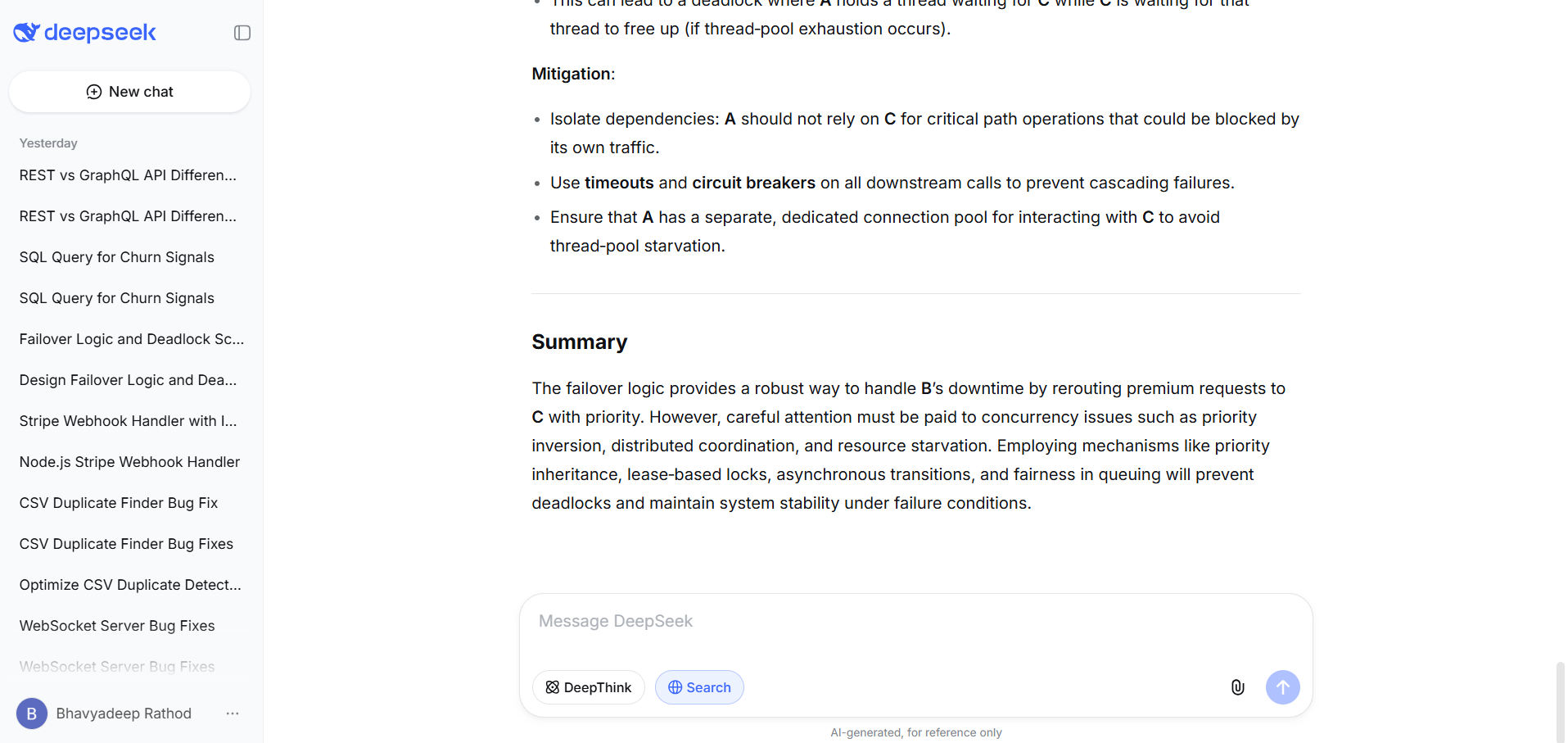 Tested DeepSeek R1 for Multi-step reasoning task